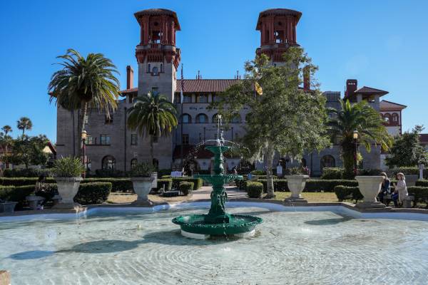 lightner museum in st augustine, fl at christmas time