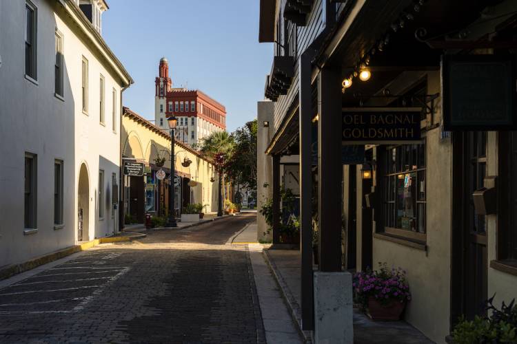 aviles street in st. augustine, fl