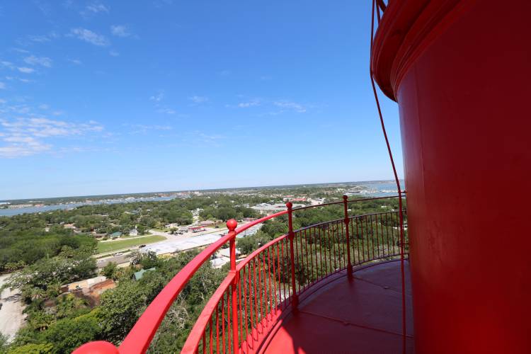 View from top of St. Augustine Lighthouse