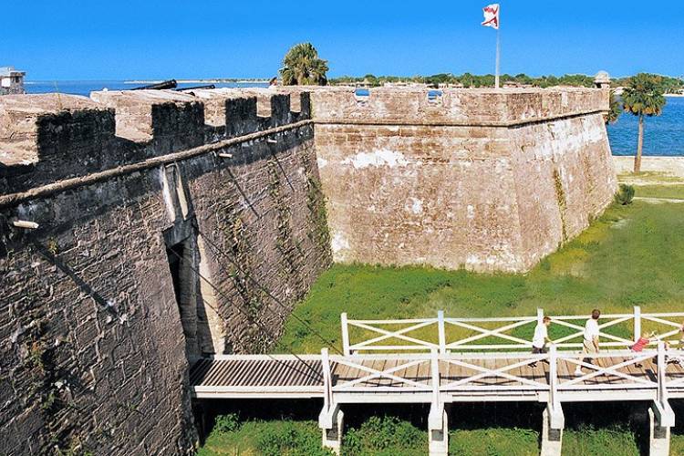 Entrance of Castillo de San Marcos National Monument